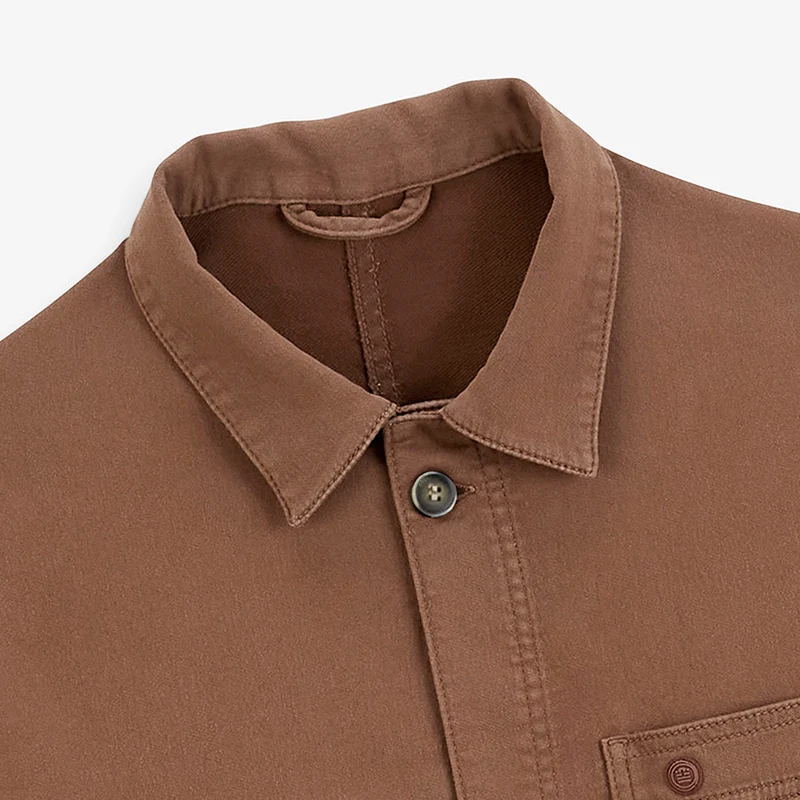 Veste worker en coton marron Wendel
