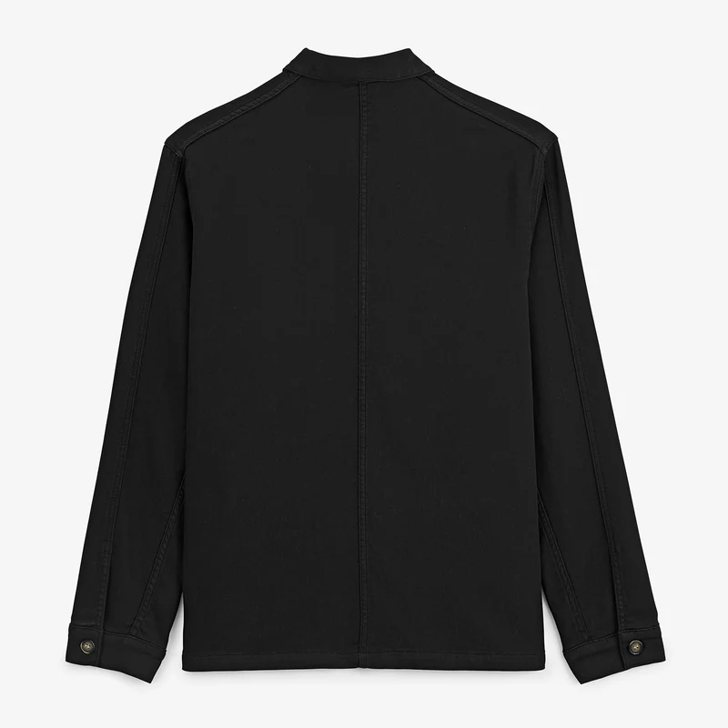 Veste worker en coton noire Wendel