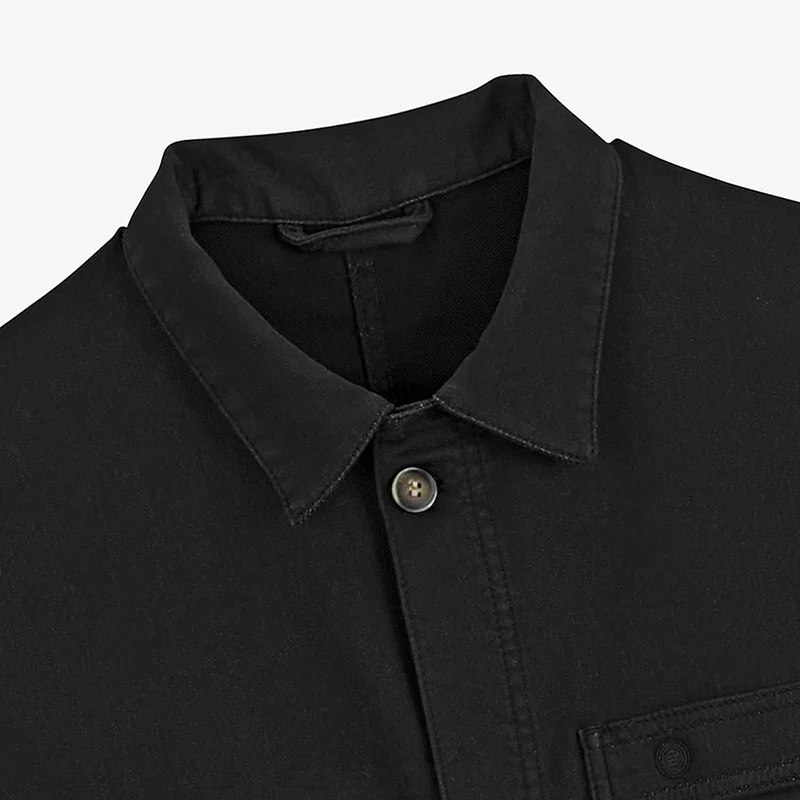 Veste worker en coton noire Wendel