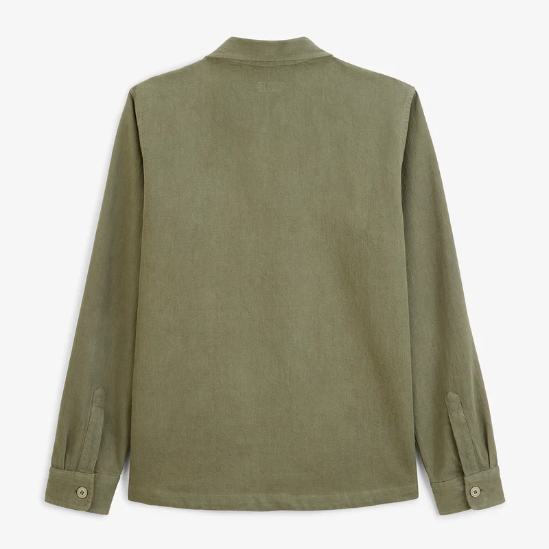 Veste worker manches longues 100% coton taupe Warren SBPLAY