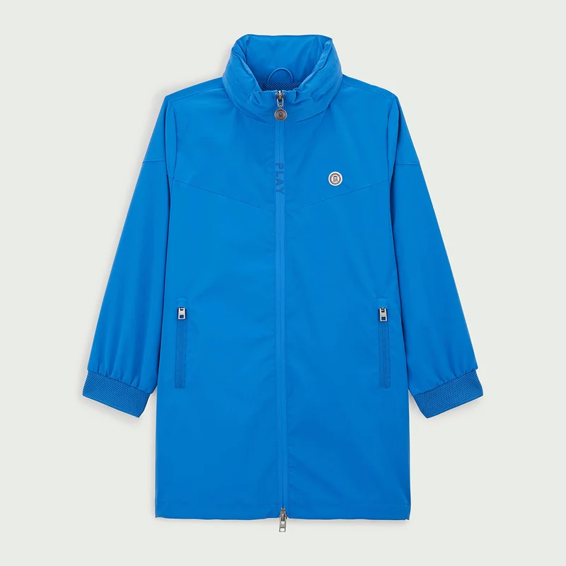 Veste longue coupe-vent garçon bleu royal SBPLAY
