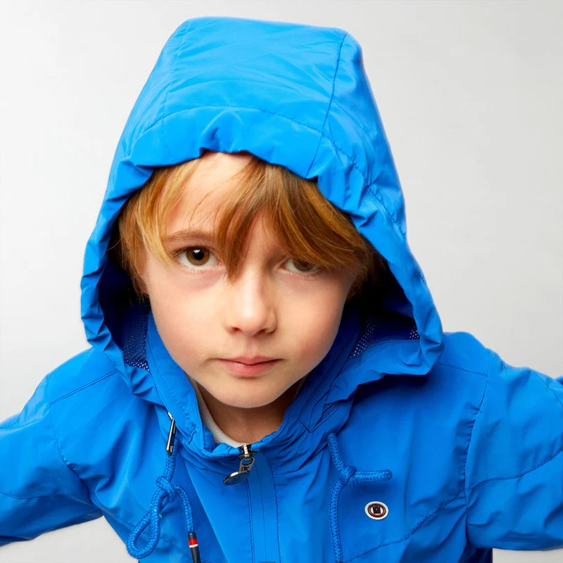 Veste longue coupe-vent garçon bleu royal SBPLAY