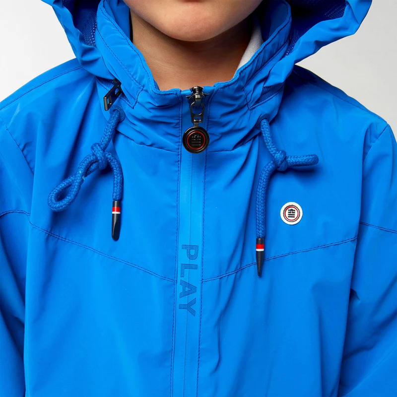 Veste longue coupe-vent garçon bleu royal SBPLAY