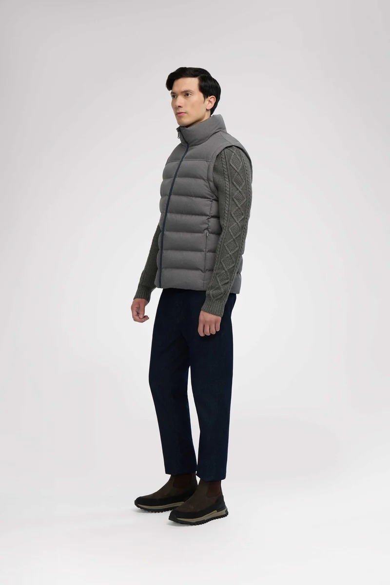 Marcus Men's Lightweight Hybrid Down & Knit Jacket
