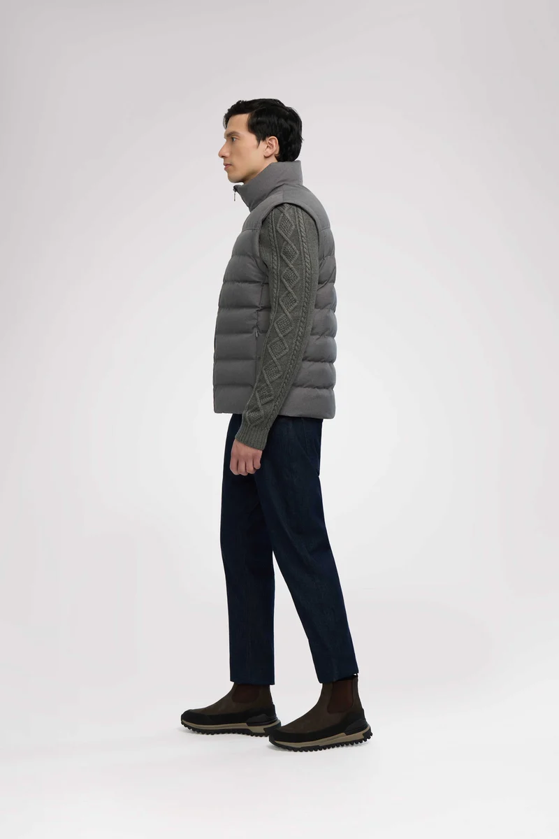 Marcus Men's Lightweight Hybrid Down & Knit Jacket