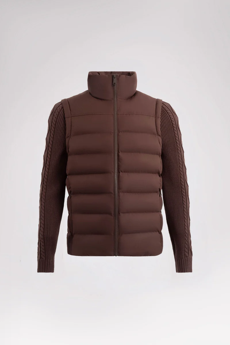 Marcus Men's Lightweight Hybrid Down & Knit Jacket