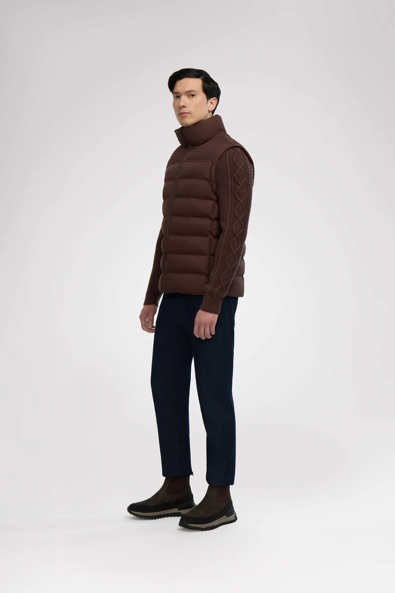 Marcus Men's Lightweight Hybrid Down & Knit Jacket