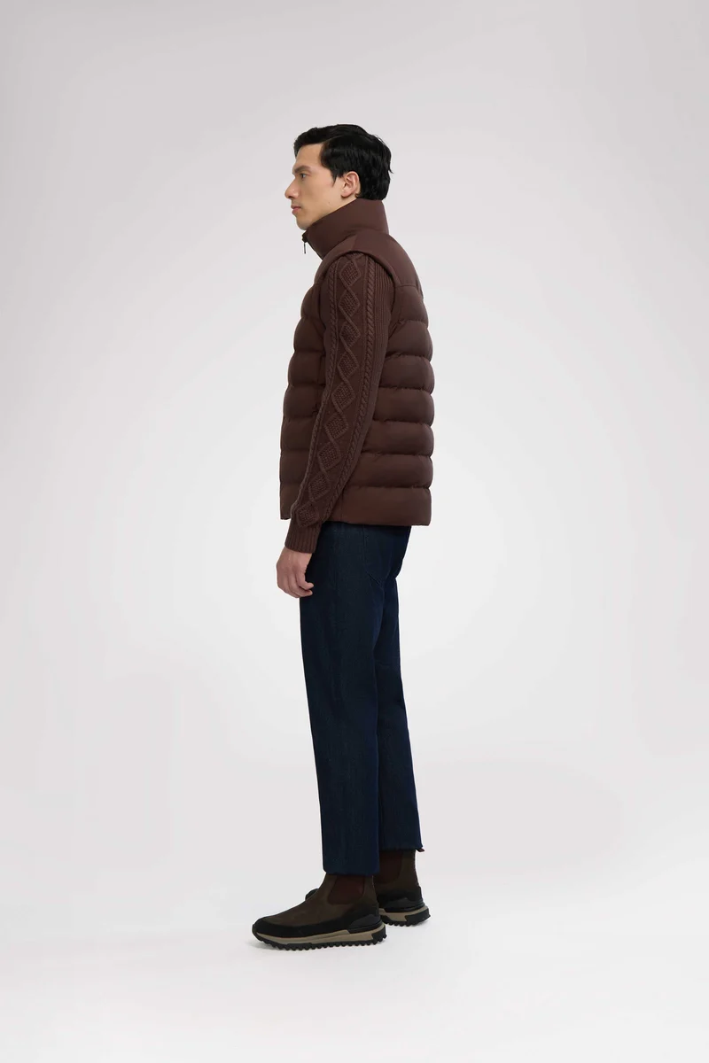 Marcus Men's Lightweight Hybrid Down & Knit Jacket