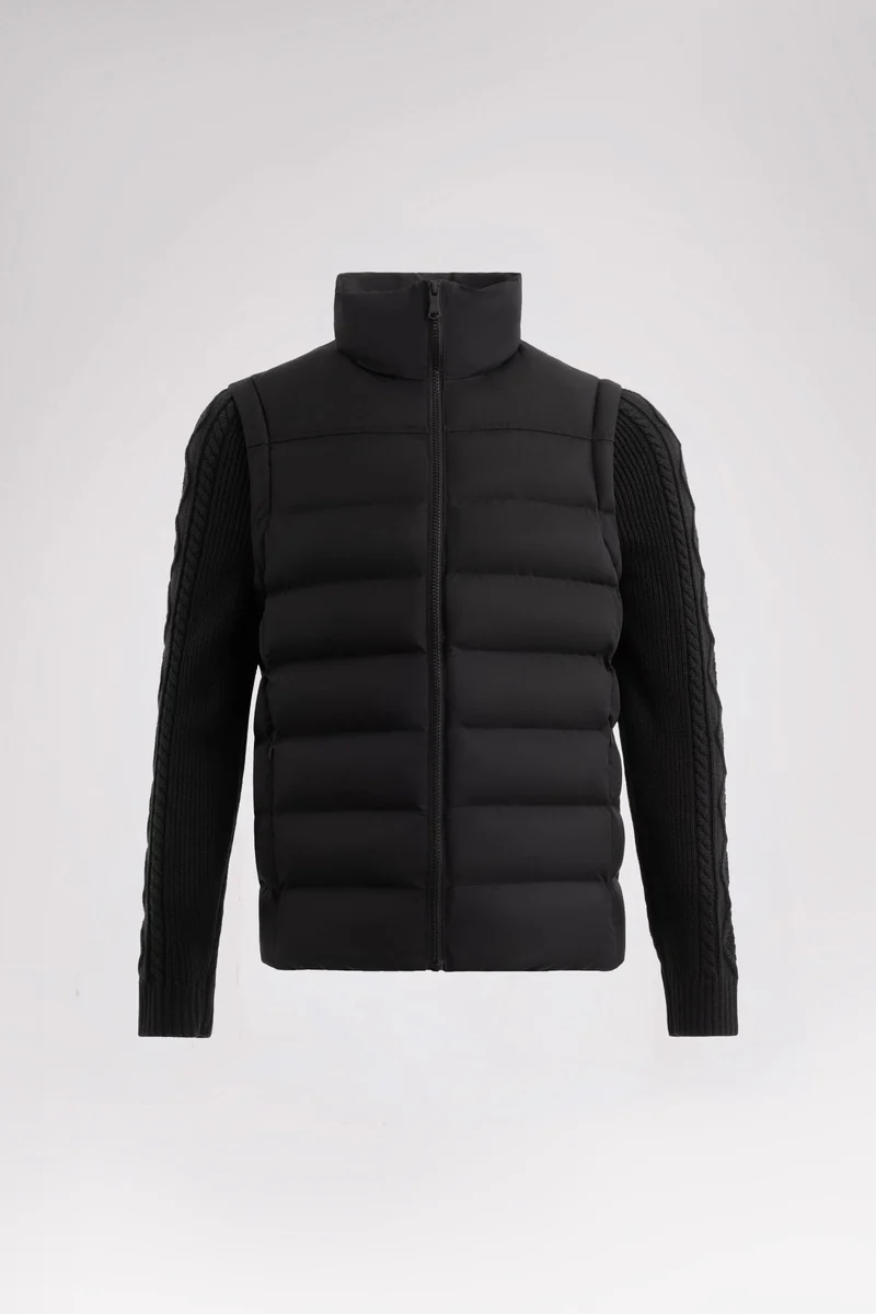 Marcus Men's Lightweight Hybrid Down & Knit Jacket