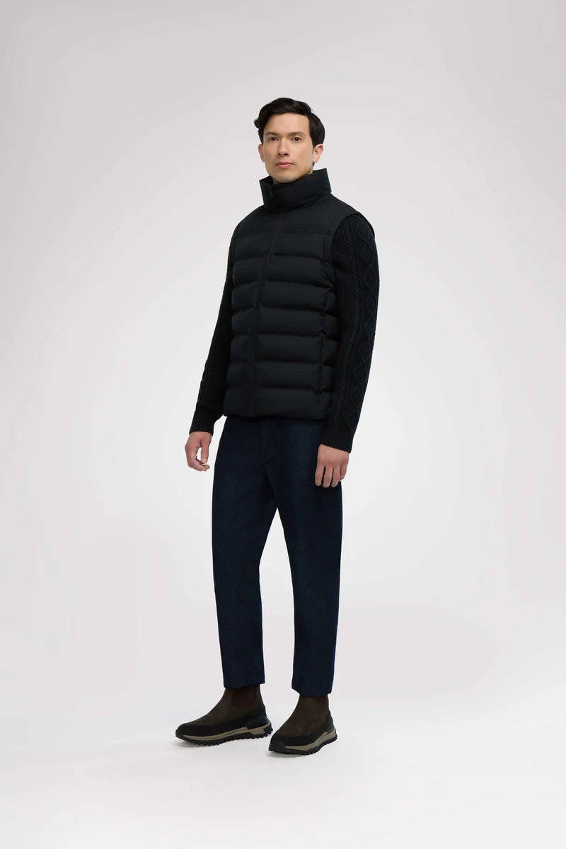 Marcus Men's Lightweight Hybrid Down & Knit Jacket
