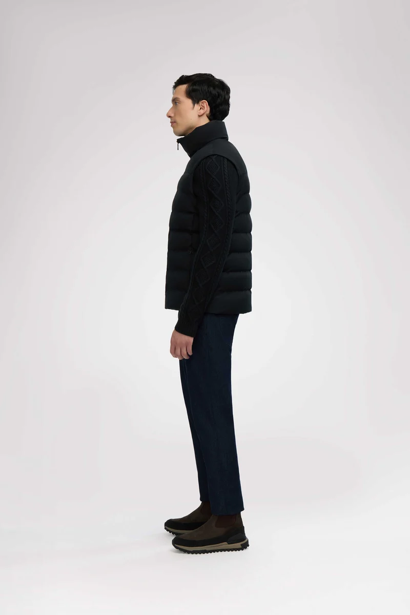 Marcus Men's Lightweight Hybrid Down & Knit Jacket