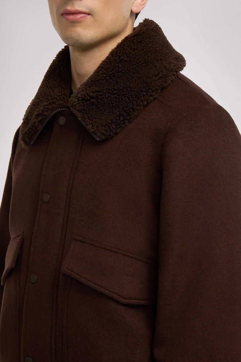 Lebron Men's Lightweight Wool Bomber Jacket
