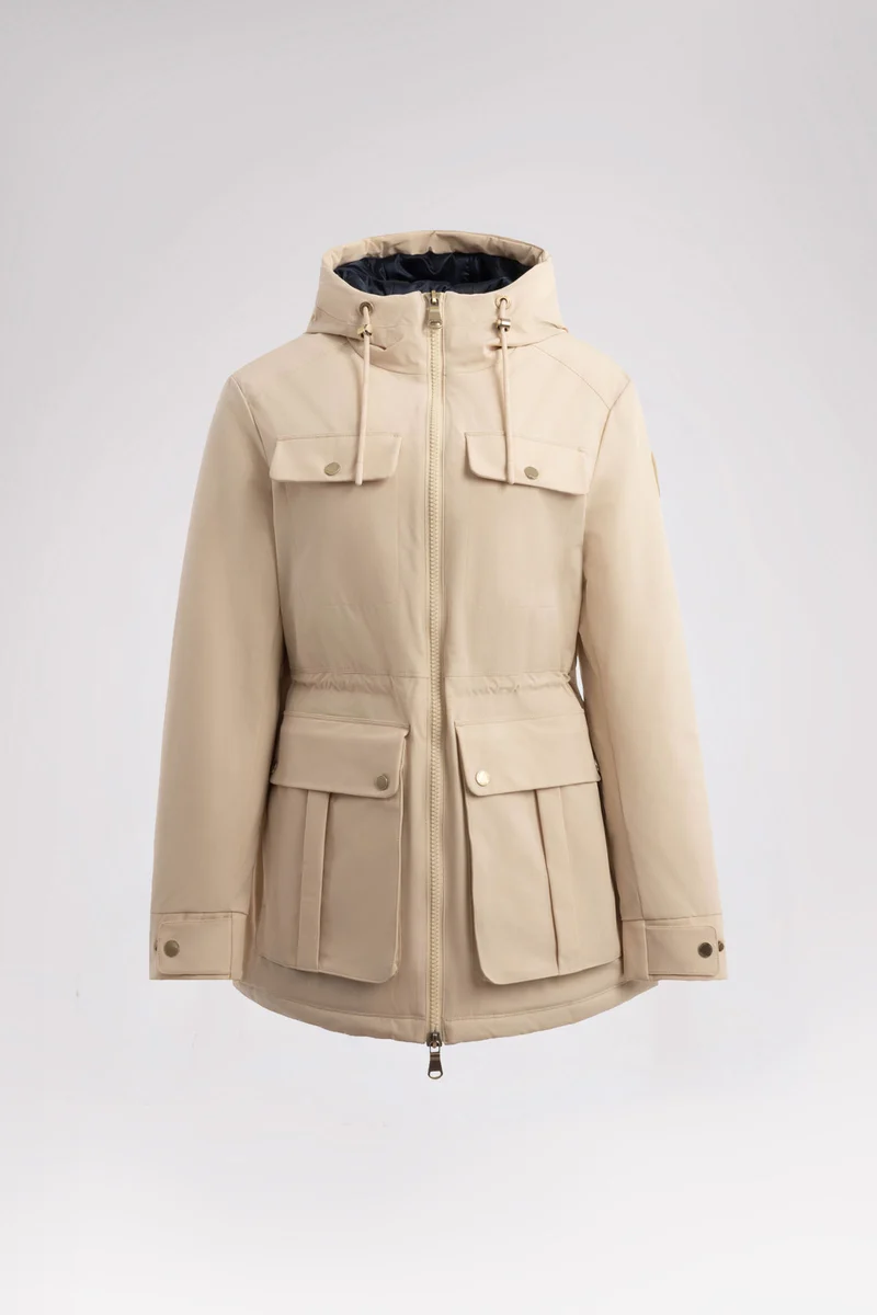 Ivory Women's Lightweight Mid Length Jacket