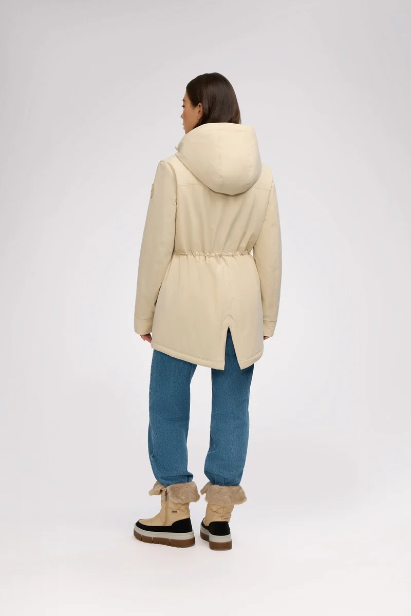 Ivory Women's Lightweight Mid Length Jacket