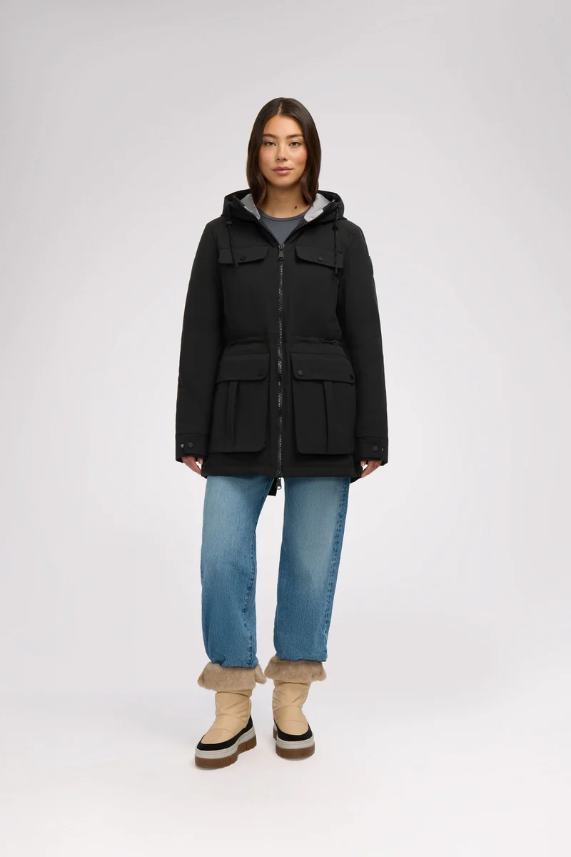 Ivory Women's Lightweight Mid Length Jacket