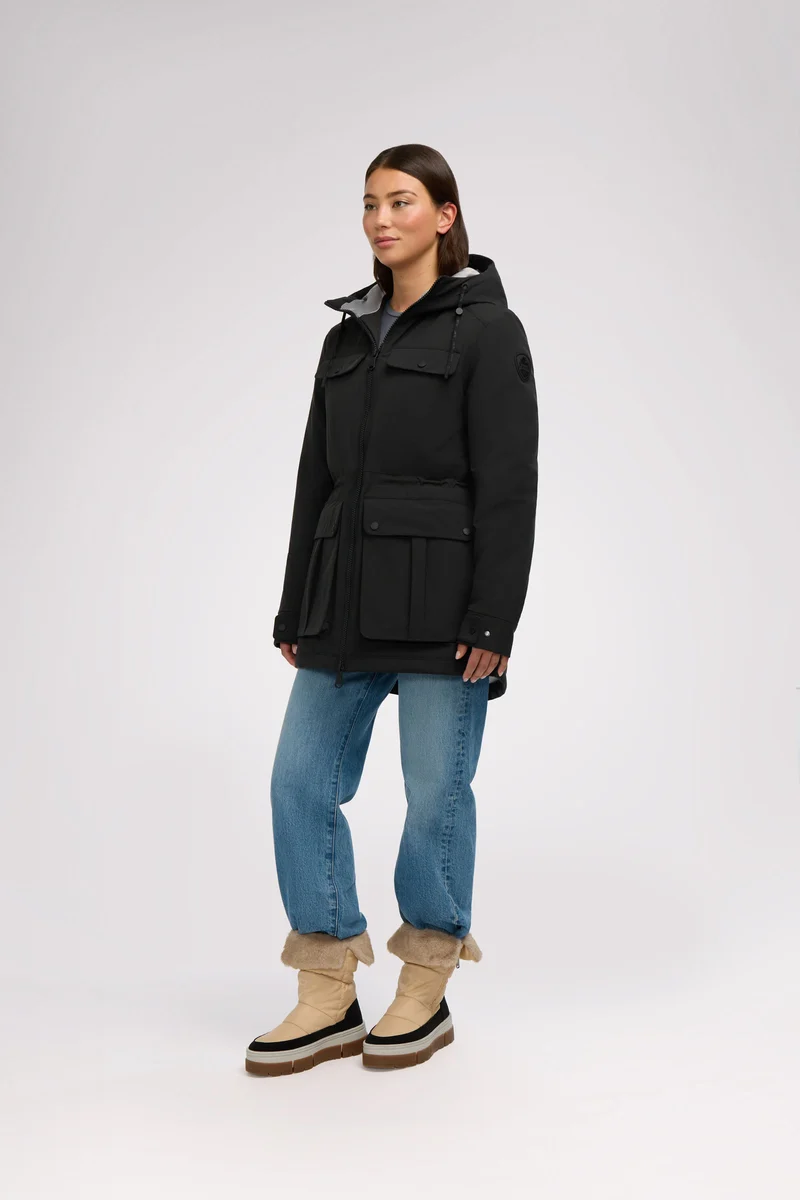 Ivory Women's Lightweight Mid Length Jacket