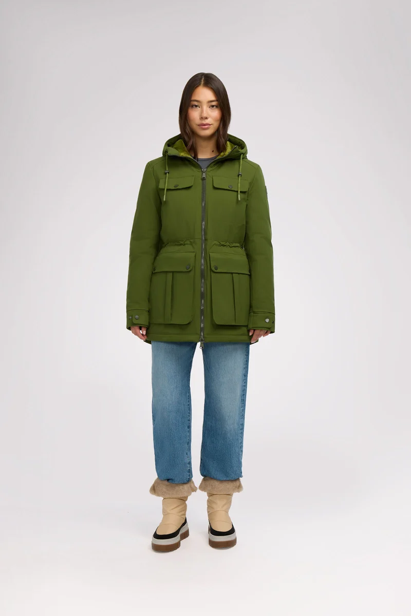 Ivory Women's Lightweight Mid Length Jacket