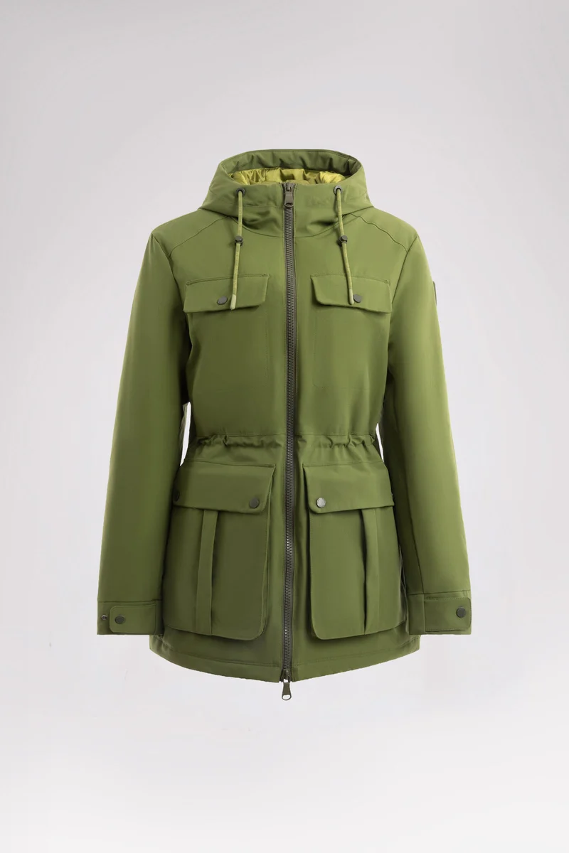 Ivory Women's Lightweight Mid Length Jacket