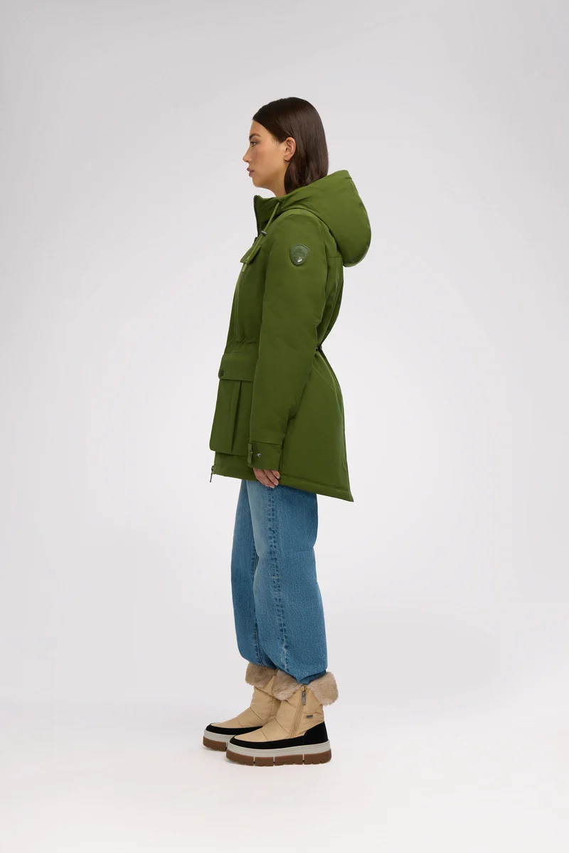 Ivory Women's Lightweight Mid Length Jacket