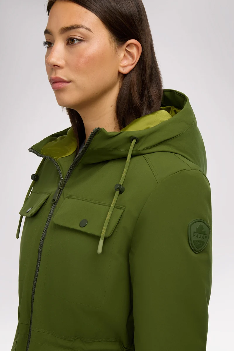Ivory Women's Lightweight Mid Length Jacket
