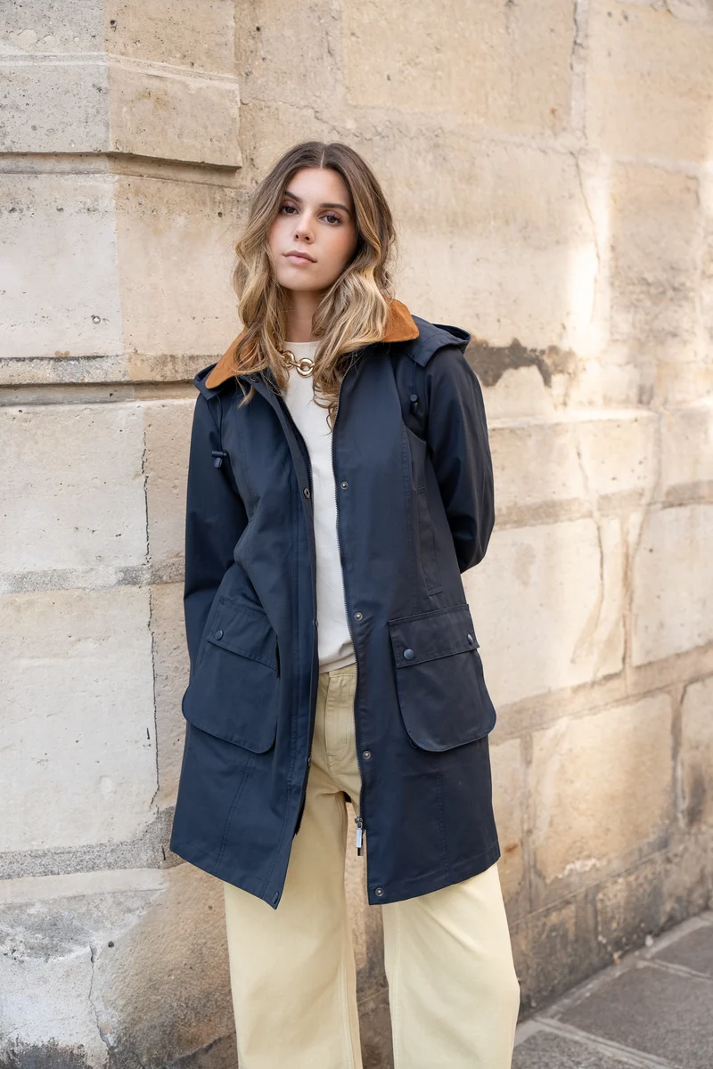 Parka coton longue