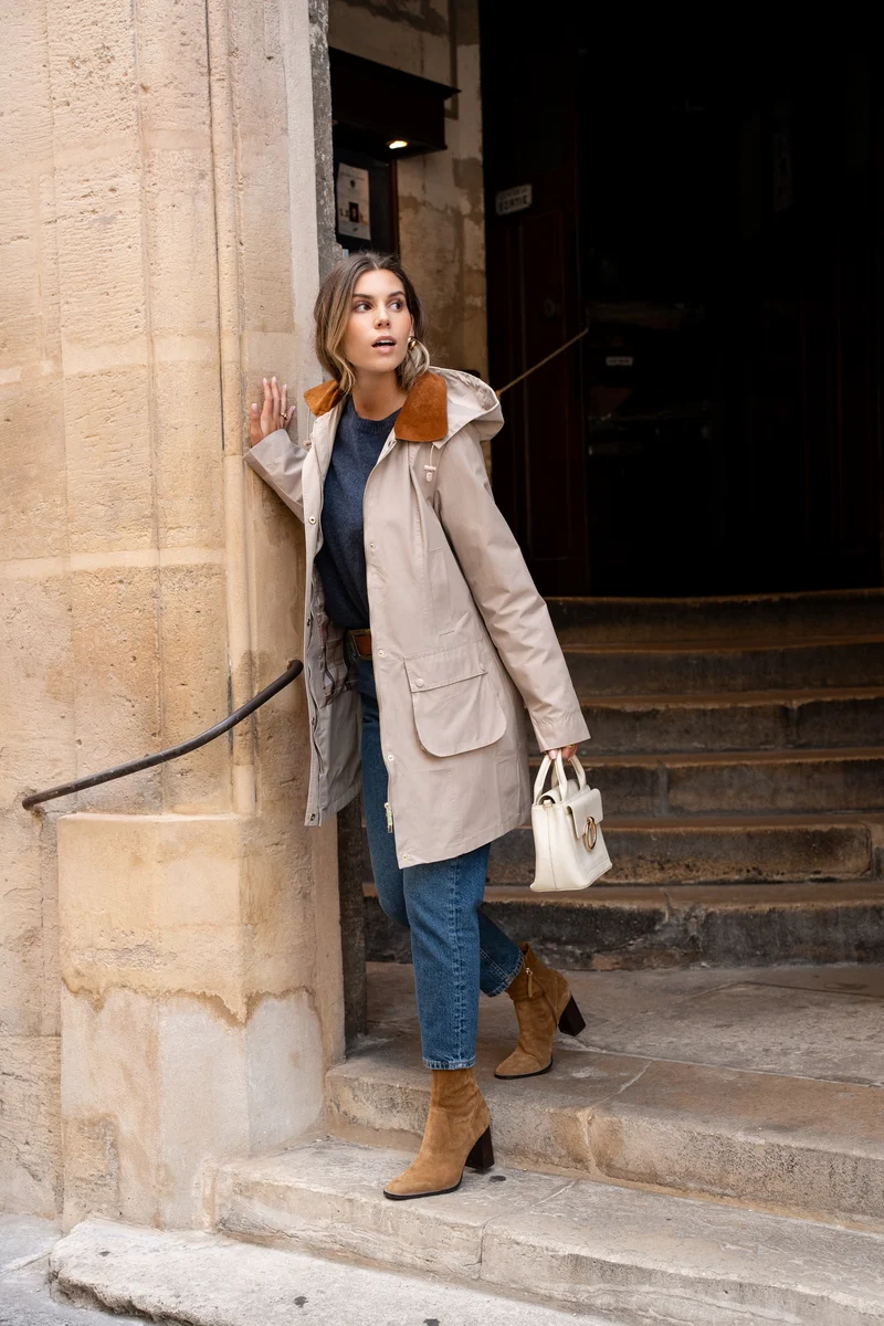 Parka coton longue
