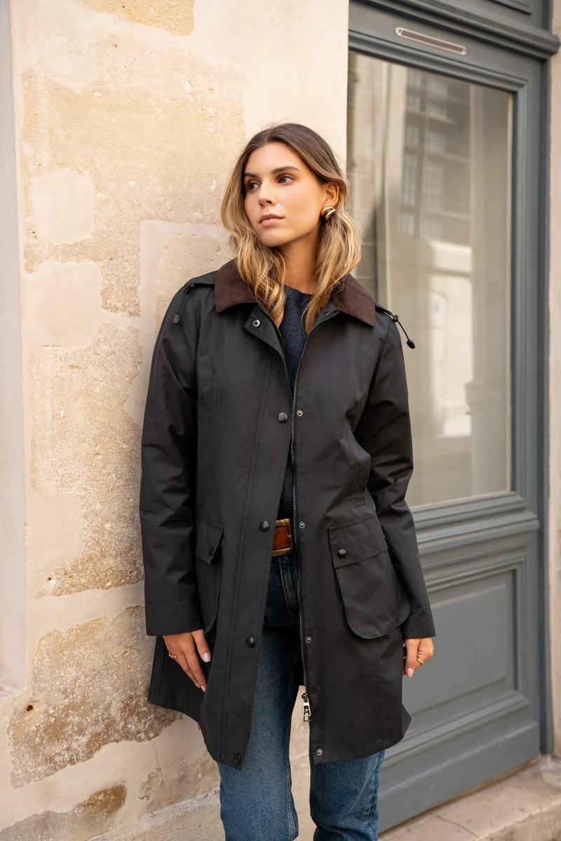 Parka coton longue