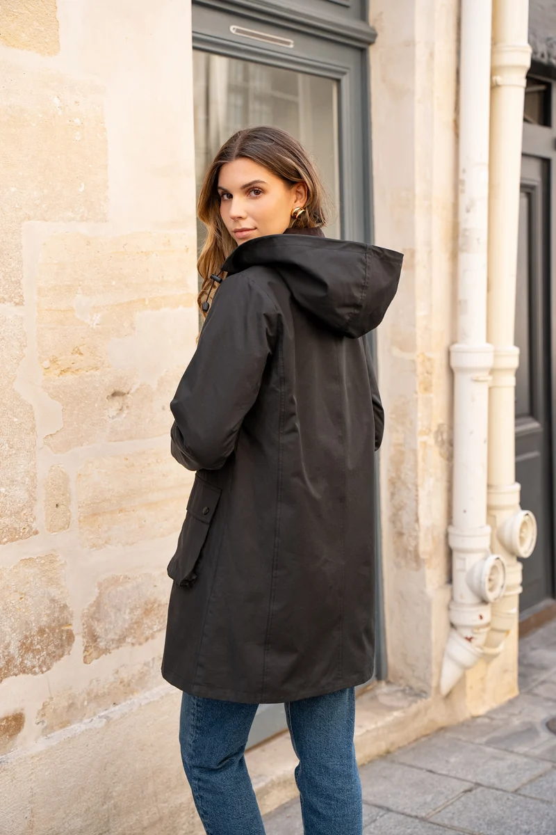 Parka coton longue