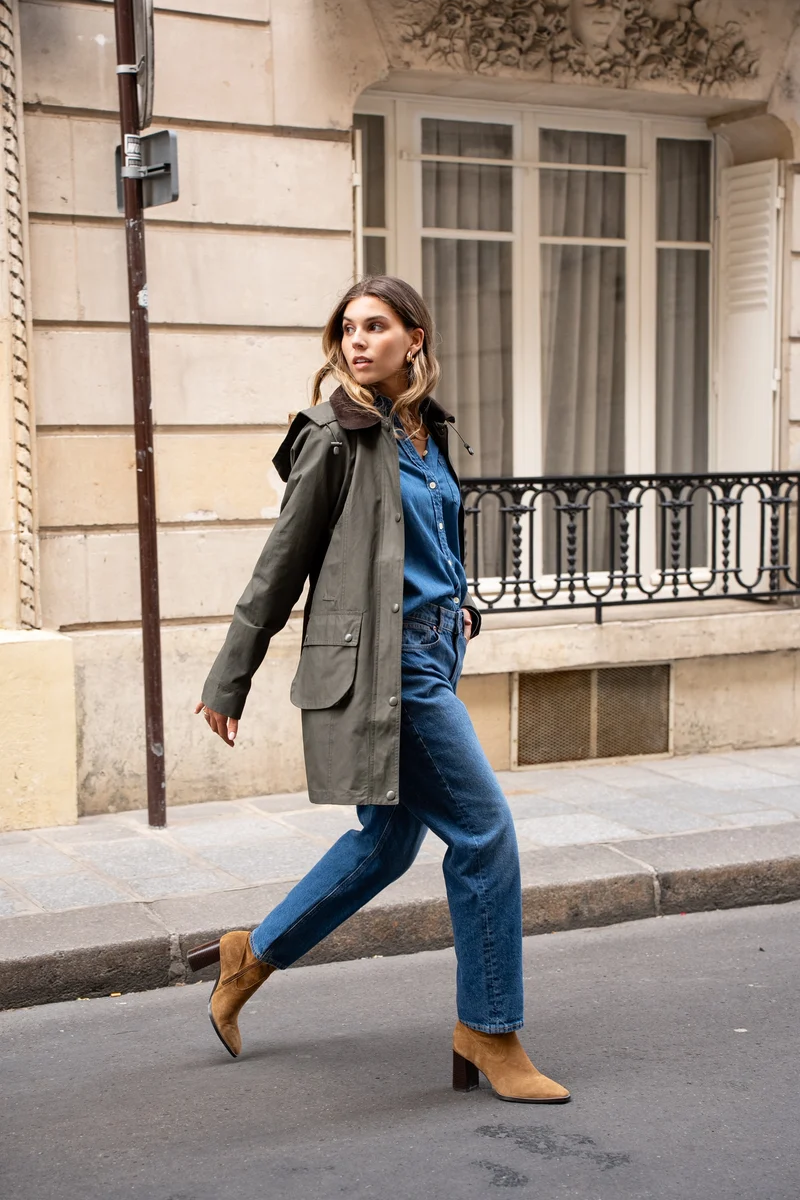 Parka coton longue