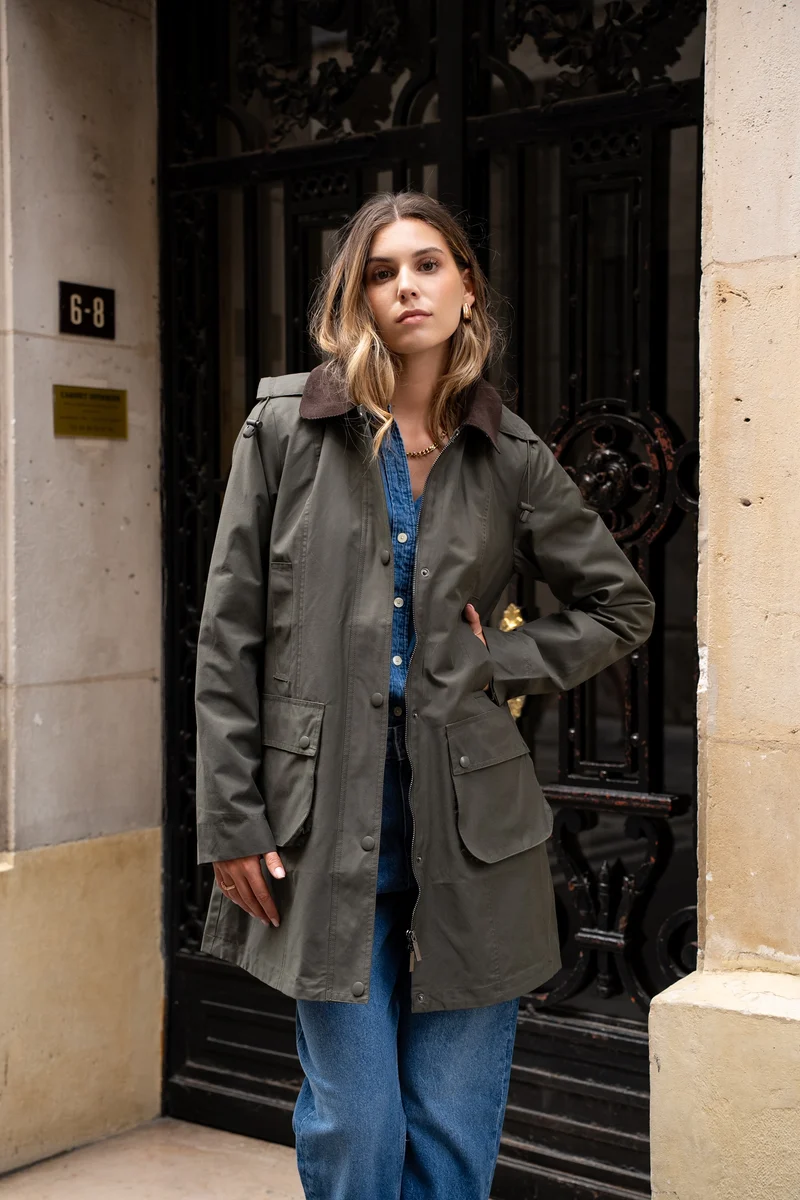 Parka coton longue