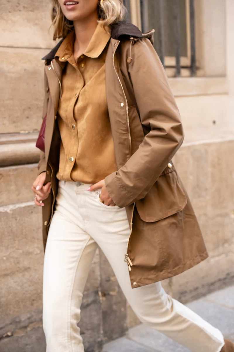 Parka coton longue
