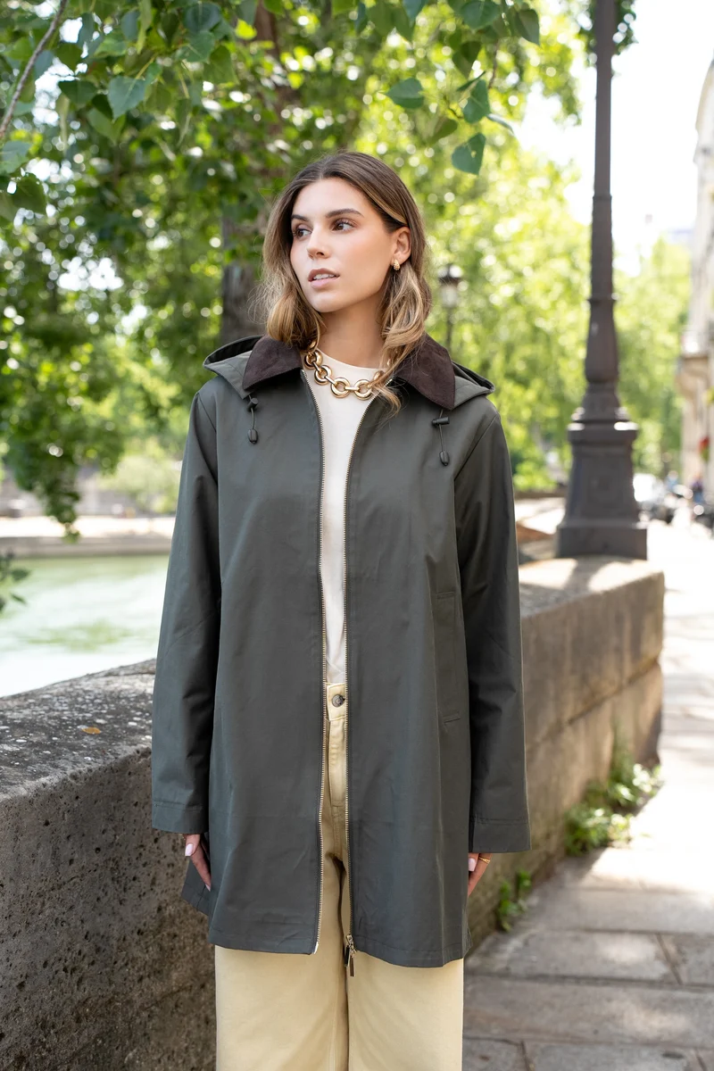 Veste coton longue