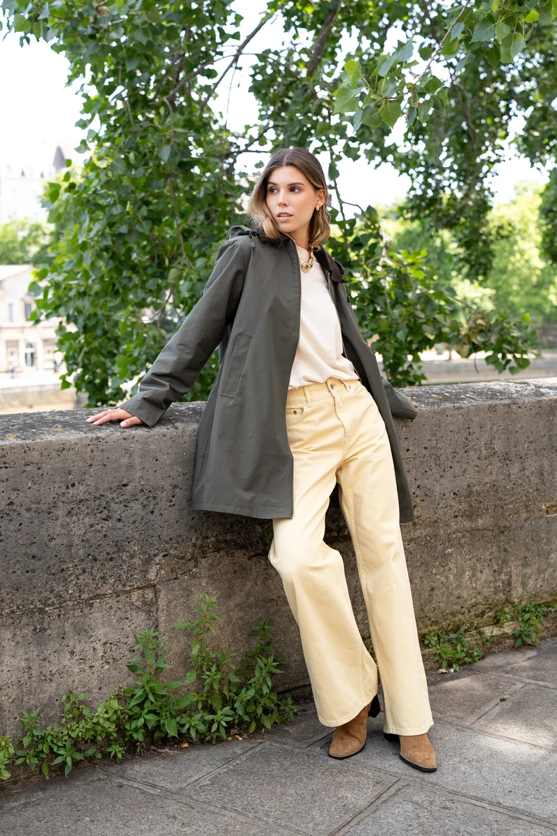 Veste coton longue