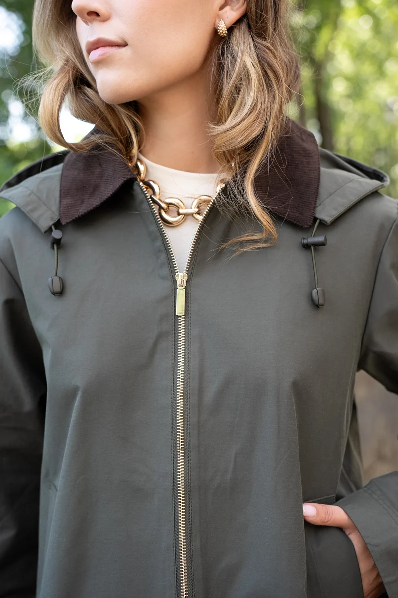 Veste coton longue