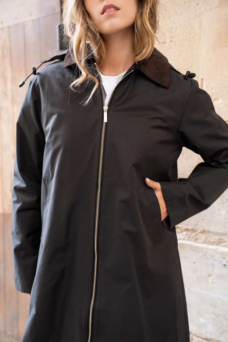 Veste coton longue