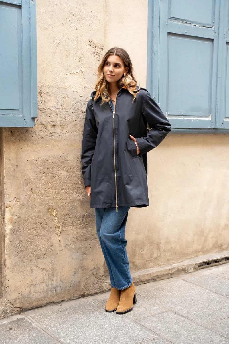 Veste coton longue