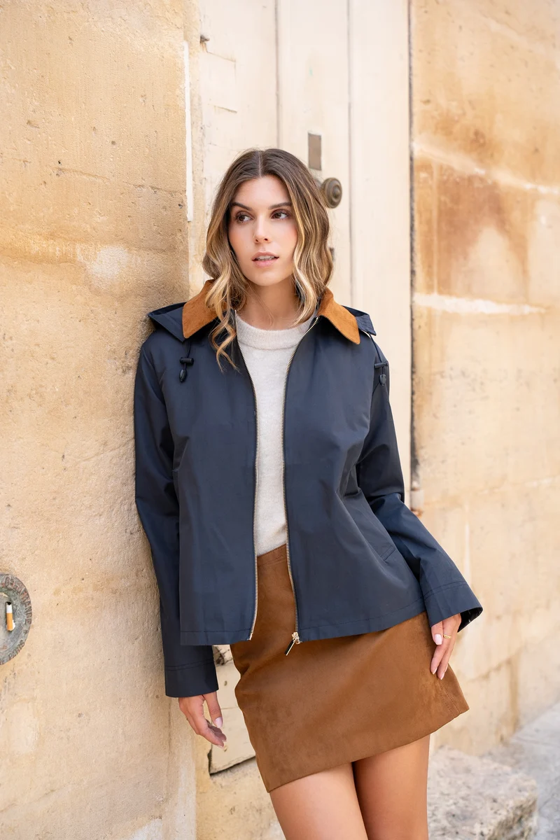 Veste coton courte