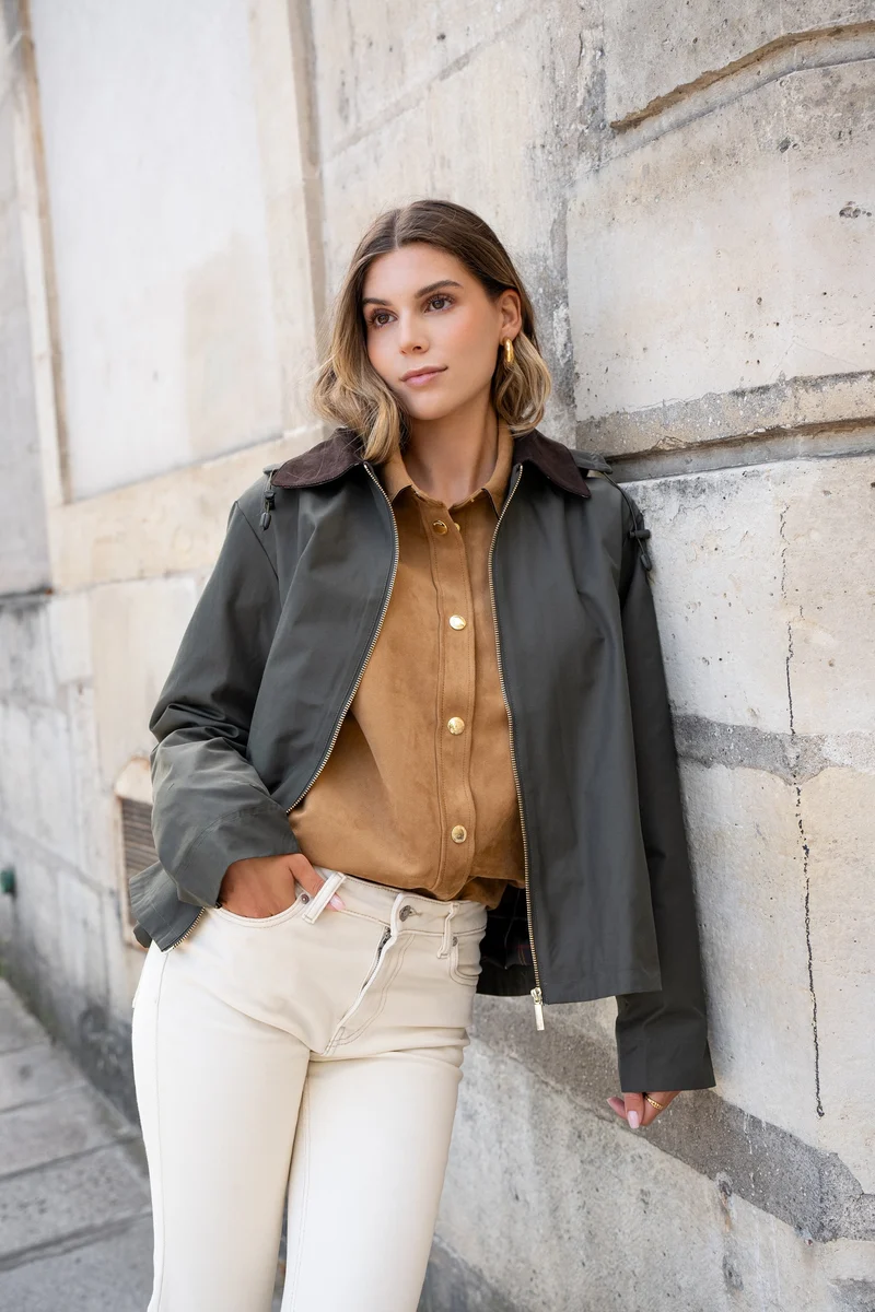 Veste coton courte