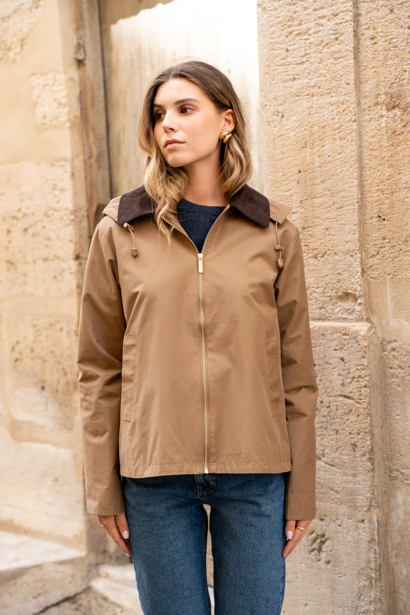 Veste coton courte