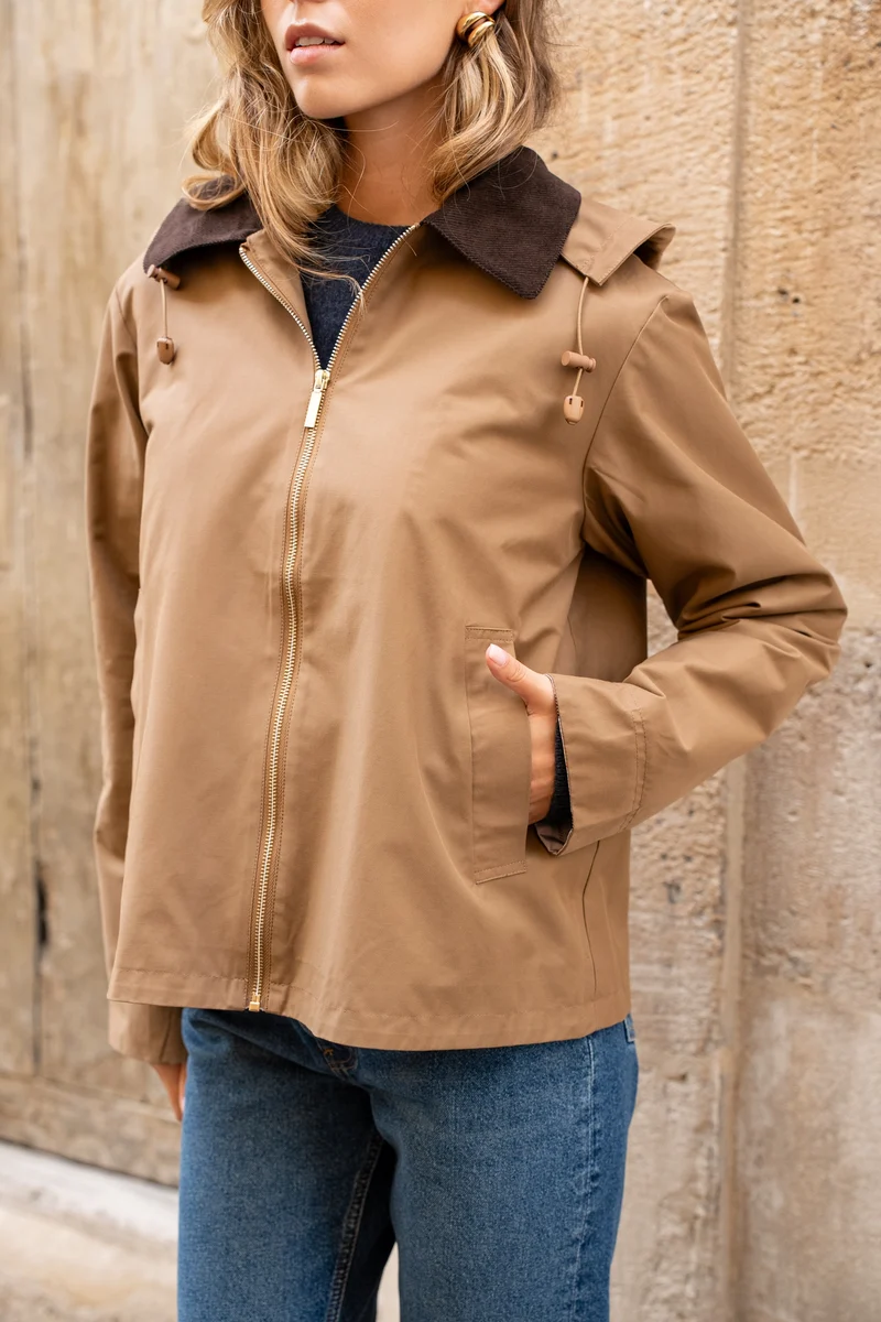 Veste coton courte