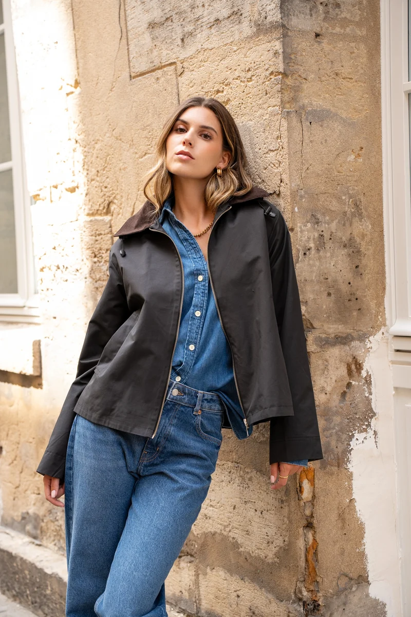 Veste coton courte