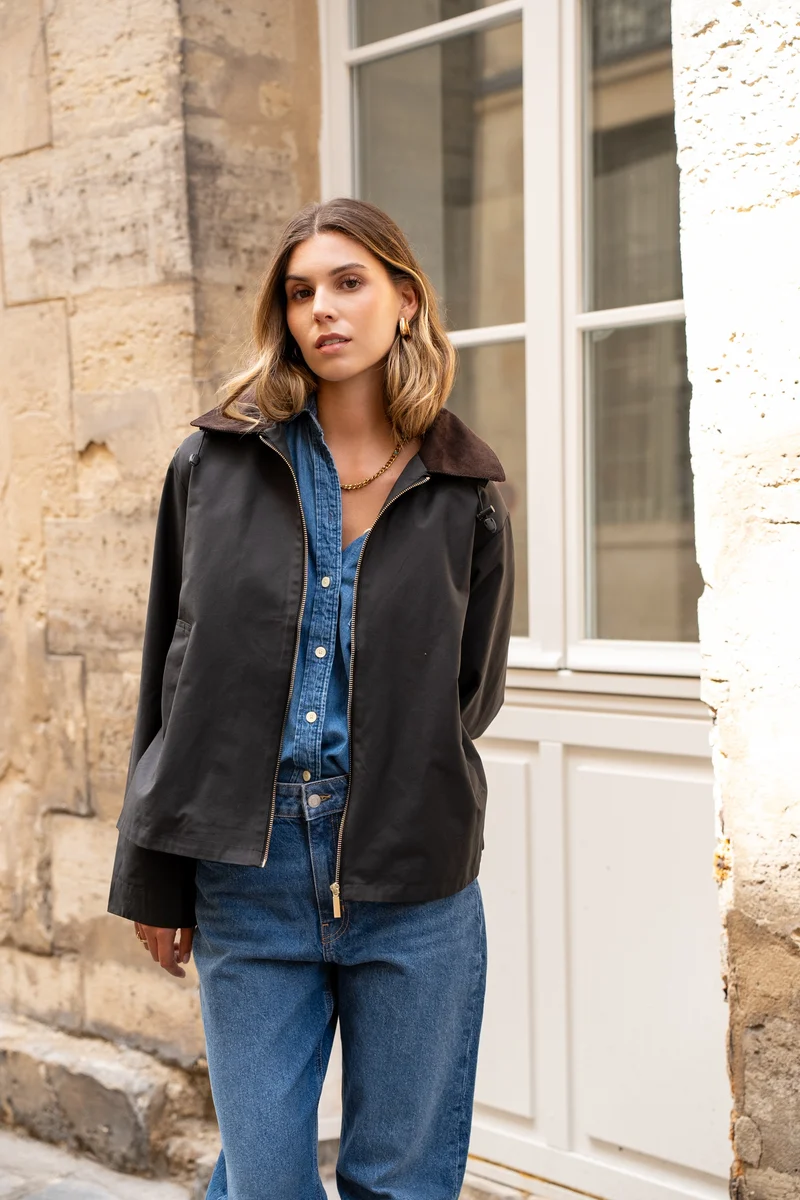 Veste coton courte