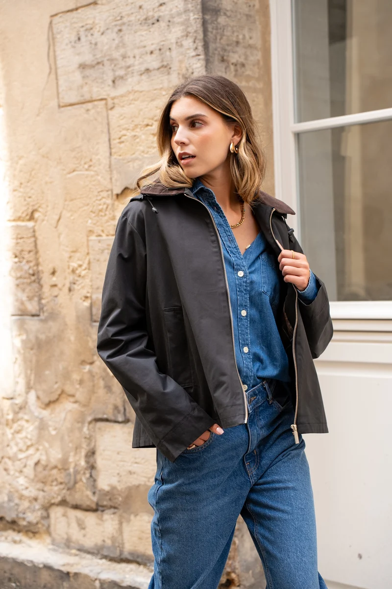 Veste coton courte