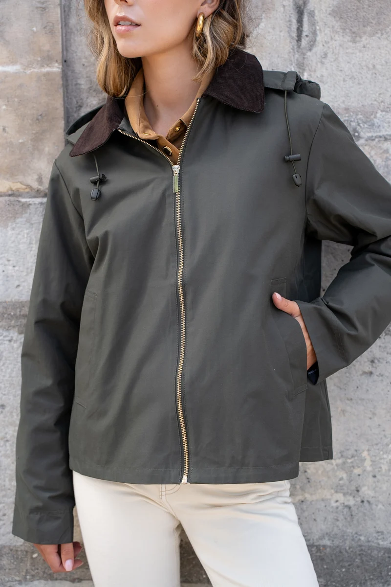 Veste coton courte