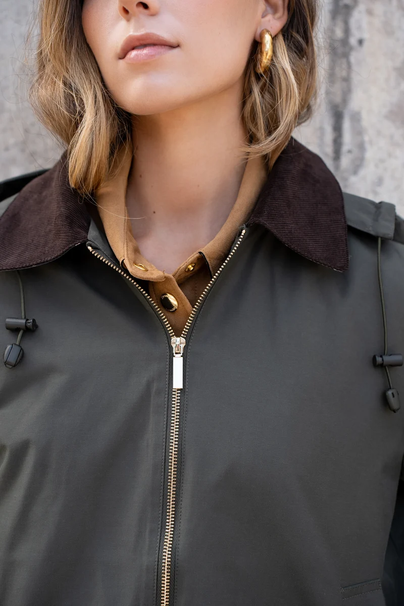 Veste coton courte