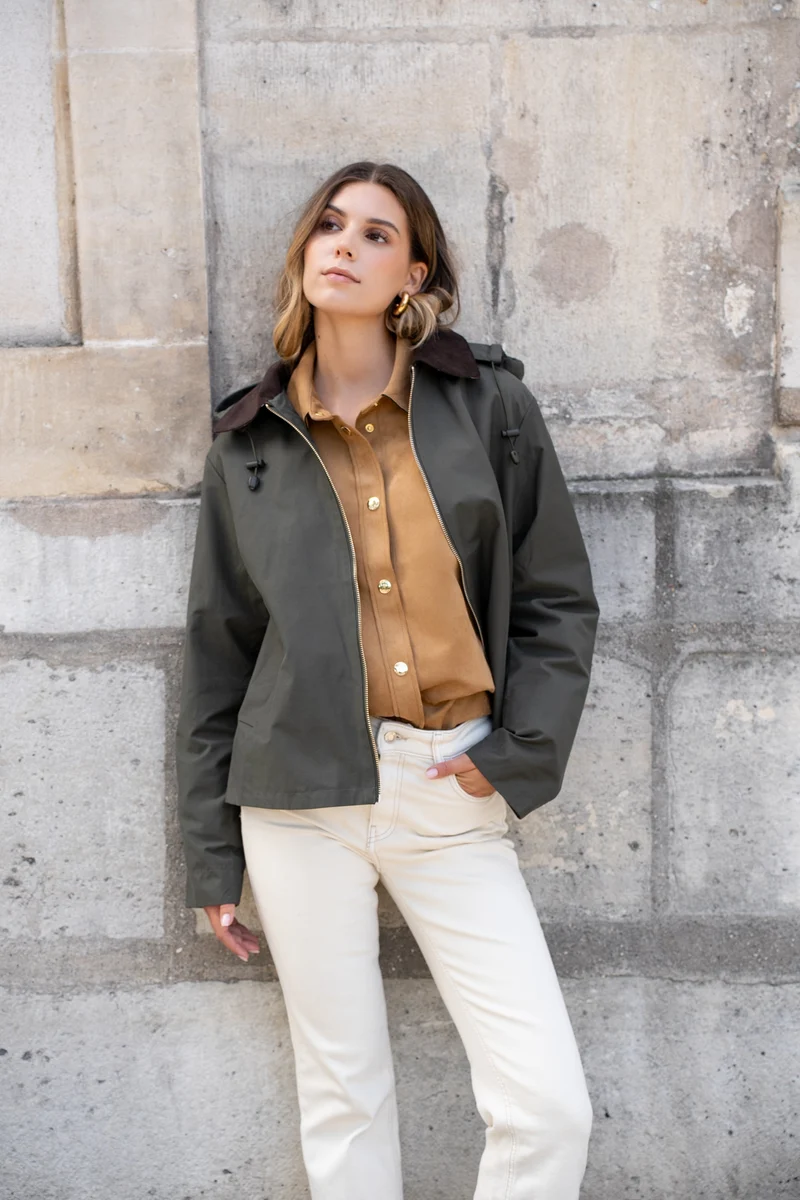 Veste coton courte