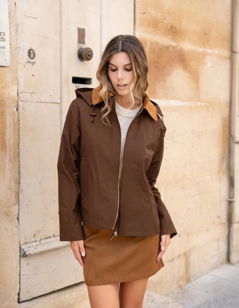 Veste coton courte