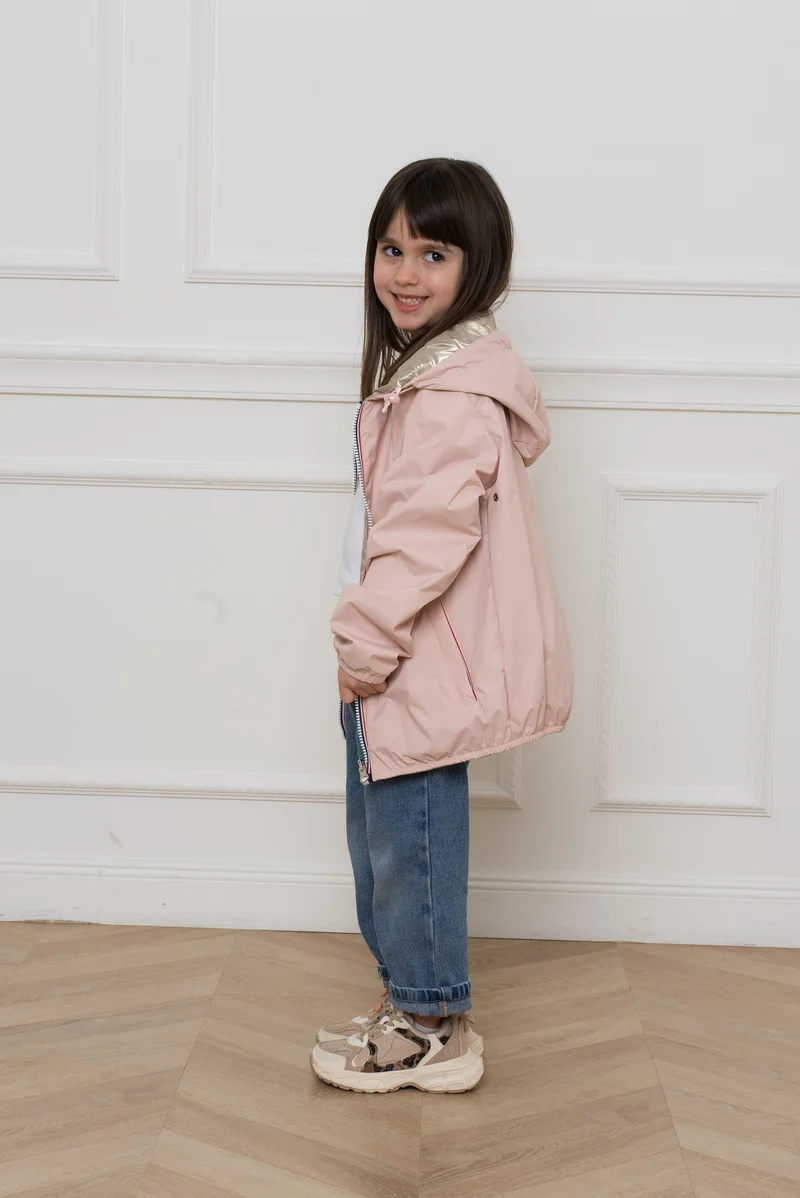 Imperméable réversible (couleur/or)
