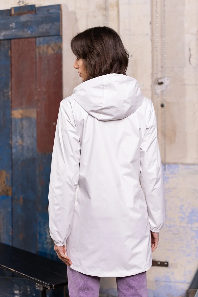 Coupe-vent imperméable réversible long