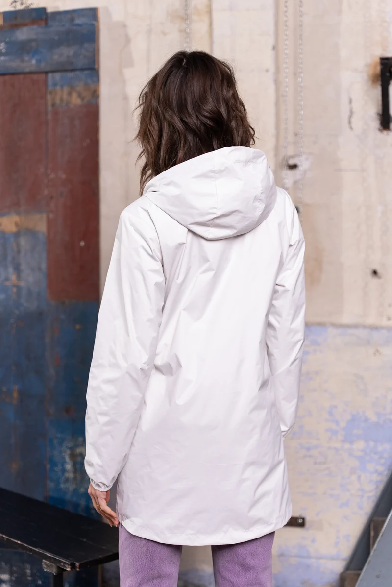 Coupe-vent imperméable réversible long